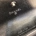 Chanel Leboy Key Pouch Black with Silver Hardware Caviar Leather Hass Factory leather Small Card Holder Coin Purse 11cm
