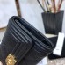 Chanel Leboy Key Pouch Black with Gold Hardware Caviar Leather Hass Factory leather Small Card Holder Coin Purse 11cm