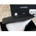 Chanel Long Wallet Black with Silver Hardware Caviar Leather Hass Factory leather 20x10cm