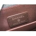 Chanel Classic Card Holder Black with Silver Hardware Lamb Leather Hass Factory leather 11cm