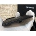 Chanel Classic Card Holder Black with Silver Hardware Lamb Leather Hass Factory leather 11x8cm