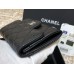 Chanel Classic Flap Wallet Black with Silver Hardware Caviar Leather Hass Factory leather 11x9cm