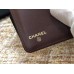Chanel Long Wallet Folded Black with Gold Hardware Caviar Leather Hass Factory leather 19cm