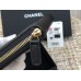 Chanel Long Wallet Folded Black with Gold Hardware Lamb Leather Hass Factory leather 19cm