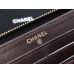 Chanel Long Wallet Folded Black with Gold Hardware Lamb Leather Hass Factory leather 19cm