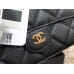 Chanel Classic Wallet Long Black with Gold Hardware Caviar Leather Hass Factory leather 19cm