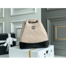 Chanel Gabrielle 2021 Backpack Pink with Silver Hardware Lamb Leather Hass Factory leather 23x23x11cm