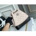 Chanel Gabrielle 2021 Backpack Pink with Silver Hardware Lamb Leather Hass Factory leather 23x23x11cm