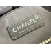 Chanel Gabrielle Hobo 22A Gray with Gold Hardware Lamb Leather Hass Factory leather 15x20x8cm