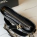 Chanel Gabrielle Hobo Black with Gold Hardware New Alphabet Shoulder Strap Lamb Leather Hass Factory leather 25cm