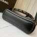 Chanel Gabrielle Hobo Black with Gold Hardware New Alphabet Shoulder Strap Lamb Leather Hass Factory leather 25cm