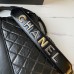 Chanel Gabrielle Hobo Black with Gold Hardware New Alphabet Shoulder Strap Lamb Leather Hass Factory leather 28cm