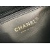 Chanel Classic Flap bag Heart Shaped Black with Gold Hardware Medium Size 20 Caviar Leather Hass Factory leather 20cm