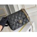 Chanel Classic Flap bag Heart Shaped Black with Gold Hardware Large Size 24 Caviar Leather Hass Factory leather 24cm