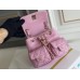 Chanel 23P Vintage Double Pocket Backpack Pink Champagne Gold Hardware Caviar Leather Hass Factory leather 18x17x10cm