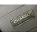 Chanel 23C Duma Backpack Black Champagne Gold Hardware Small Size Calfskin Leather Hass Factory leather 19x18x12cm