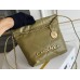 Chanel 23A Chanel 22 Mini Avocado Green Gold Hardware Calfskin Leather Hass Factory leather 19x20x6cm