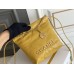 Chanel 23A Chanel 22 Mini Mango Yellow Gold Hardware Calfskin Leather Hass Factory leather 19x20x6cm