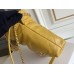 Chanel 23A Chanel 22 Mini Mango Yellow Gold Hardware Calfskin Leather Hass Factory leather 19x20x6cm