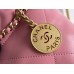 Chanel 23 Chanel 22 Mini Coral Pink Gold Hardware Calfskin Leather Hass Factory leather 19x20x6cm