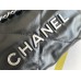 Chanel 23S Chanel 22 Mini Black Silver Hardware Calfskin Leather Hass Factory leather 19x20x6cm