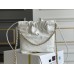 Chanel 23S Chanel 22 Mini White Gold Hardware Calfskin Leather Hass Factory leather 19x20x6cm