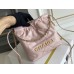 Chanel 23S Chanel 22 Mini Pink Gold Hardware Calfskin Leather Hass Factory leather 19x20x6cm