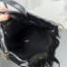 Chanel 22S Chanel 22 Small Double Shoulder Bag Black Gold Hardware Calfskin Leather Hass Factory leather 51x40x9cm