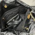 Chanel 22S Chanel 22 Bag Small Size 35 Black White Letters Gold Hardware Calfskin Leather Hass Factory leather 29x35x11cm