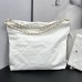 Chanel 22S Chanel 22 Bag Medium Size 39 White Gold Hardware Calfskin Leather Hass Factory leather 39cm