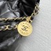 Chanel 22S Chanel 22 Bag Small Size 35 Black Gold Hardware Calfskin Leather Hass Factory leather 35cm