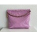 Chanel 22S Chanel 22 Bag Light Purple Small Size 37 Gold Hardware Calfskin Leather Hass Factory leather 35x37x7cm