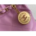 Chanel 22S Chanel 22 Bag Light Purple Small Size 37 Gold Hardware Calfskin Leather Hass Factory leather 35x37x7cm