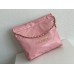 Chanel 22S Chanel 22 Bag Light Pink Small Size 37 Gold Hardware Calfskin Leather Hass Factory leather 35x37x7cm