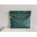 Chanel 22S Chanel 22 Bag Green Small Size 37 Gold Hardware Calfskin Leather Hass Factory leather 35x37x7cm