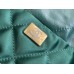 Chanel 22S Chanel 22 Bag Green Small Size 37 Gold Hardware Calfskin Leather Hass Factory leather 35x37x7cm