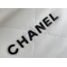 Chanel 22S Chanel 22 Bag White Black Letters Small Size 37 Gold Hardware Calfskin Leather Hass Factory leather 35x37x7cm