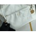 Chanel 22S Chanel 22 Bag White Small Size 37 Gold Hardware Calfskin Leather Hass Factory leather 35x37x7cm