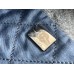 Chanel 23C 22 Bag, small size, denim fabric, silver-tone hardware, 35x37x7cm