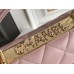 Chanel 23S Trendy CC in medium size 25, light pink, lambskin, light gold-tone hardware, Hass Factory leather, 17x25x12cm