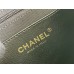 Chanel 23B Hobo Chain Bag, large size 29, black, lambskin, Hass Factory leather, gold-tone hardware, 18x29x2cm