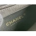 Chanel 23B Hobo Chain Bag, small size 24, black, lambskin, Hass Factory leather, gold-tone hardware, 15x24x2cm