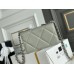 Chanel 19 WOC (Wallet on Chain) in Lambskin Leather, Gray, Silver Hardware, Hass Factory Leather, Dimensions: 20x18x9cm.