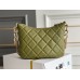 Chanel 23A Hobo Bag in Calfskin Leather, Avocado Green, Gold Hardware, Hass Factory Leather, Dimensions: 19x24x5cm.