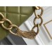 Chanel 23A Hobo Bag in Calfskin Leather, Avocado Green, Gold Hardware, Hass Factory Leather, Dimensions: 19x24x5cm.