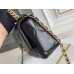 Chanel 2021-2022 Chanel 19 Bag, Small 26cm, Lambskin Leather, Black, Gold Hardware, Hass Factory Leather, Dimensions: 16x26x9cm.