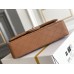 Chanel Classic Flap bag Medium 25 Caramel Silver Hardware Lambskin Hass Factory leather 25x16x7cm