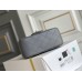 Chanel Classic Flap bag Mini 17 Grey Champagne Gold Hardware Lambskin Hass Factory leather 14x17x8cm