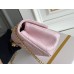 Chanel Classic Flap bag Mini 17 Pink Gold Hardware Camellia Clasp Lambskin Hass Factory leather 14x17x8cm