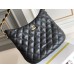 Chanel 22K Hobo Black Gold Hardware Large 30 Lambskin Hass Factory leather 26x30x7cm